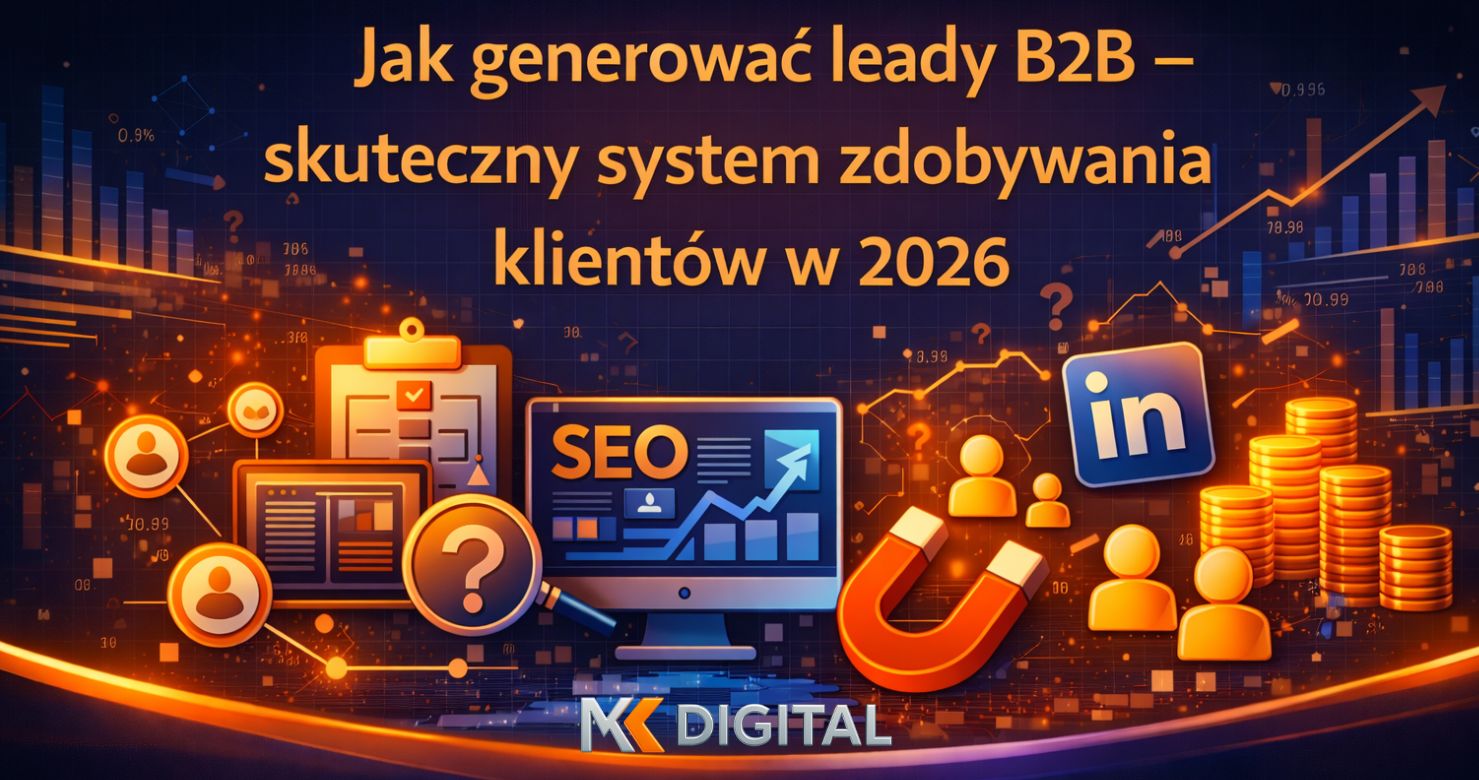 Jak generować leady B2B w 2026 – strategie marketingowe, SEO i LinkedIn do zdobywania klientów biznesowych