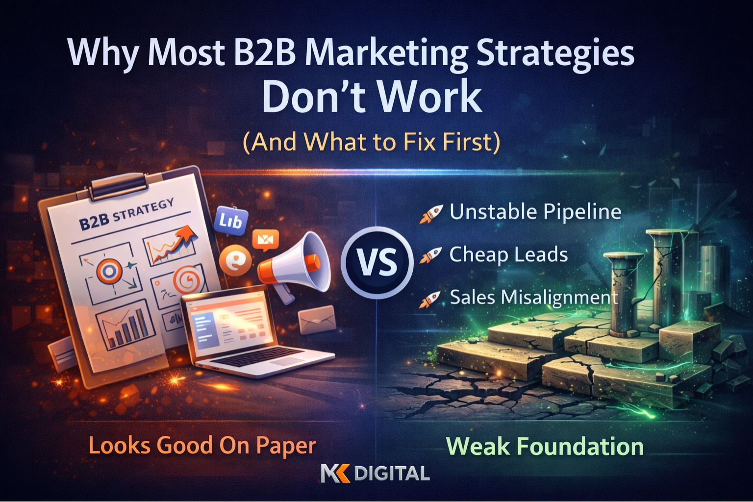 b2b marketing strategy mistakes and why most strategies fail